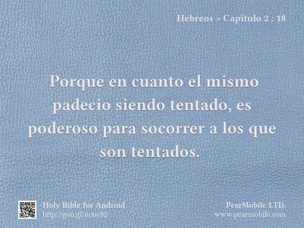 Hebreos, Capítulo 2:18